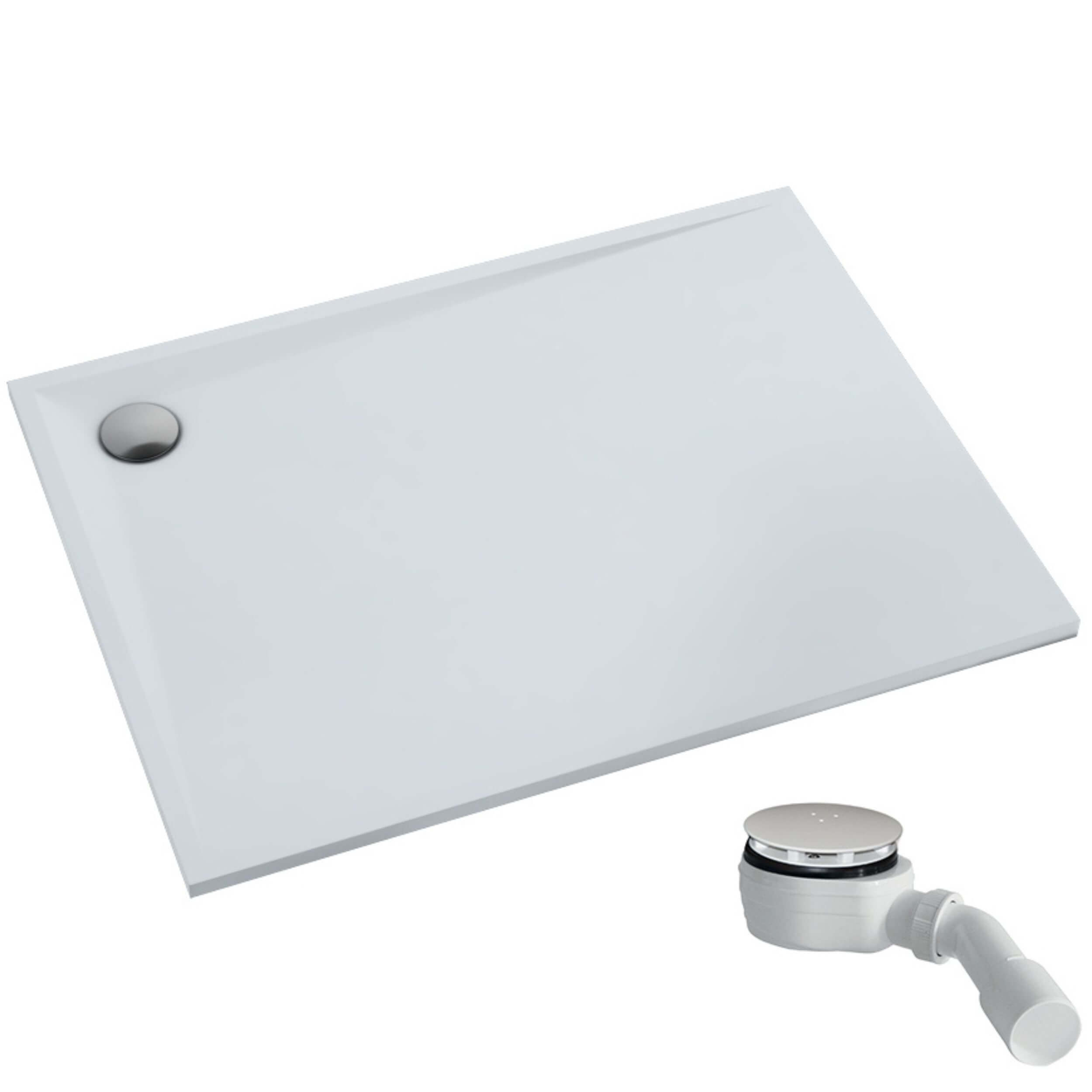 Schedpol Etrusco White Mat téglalap alakú zuhanytálca 100x90 cm fehér 3.469/B/MG