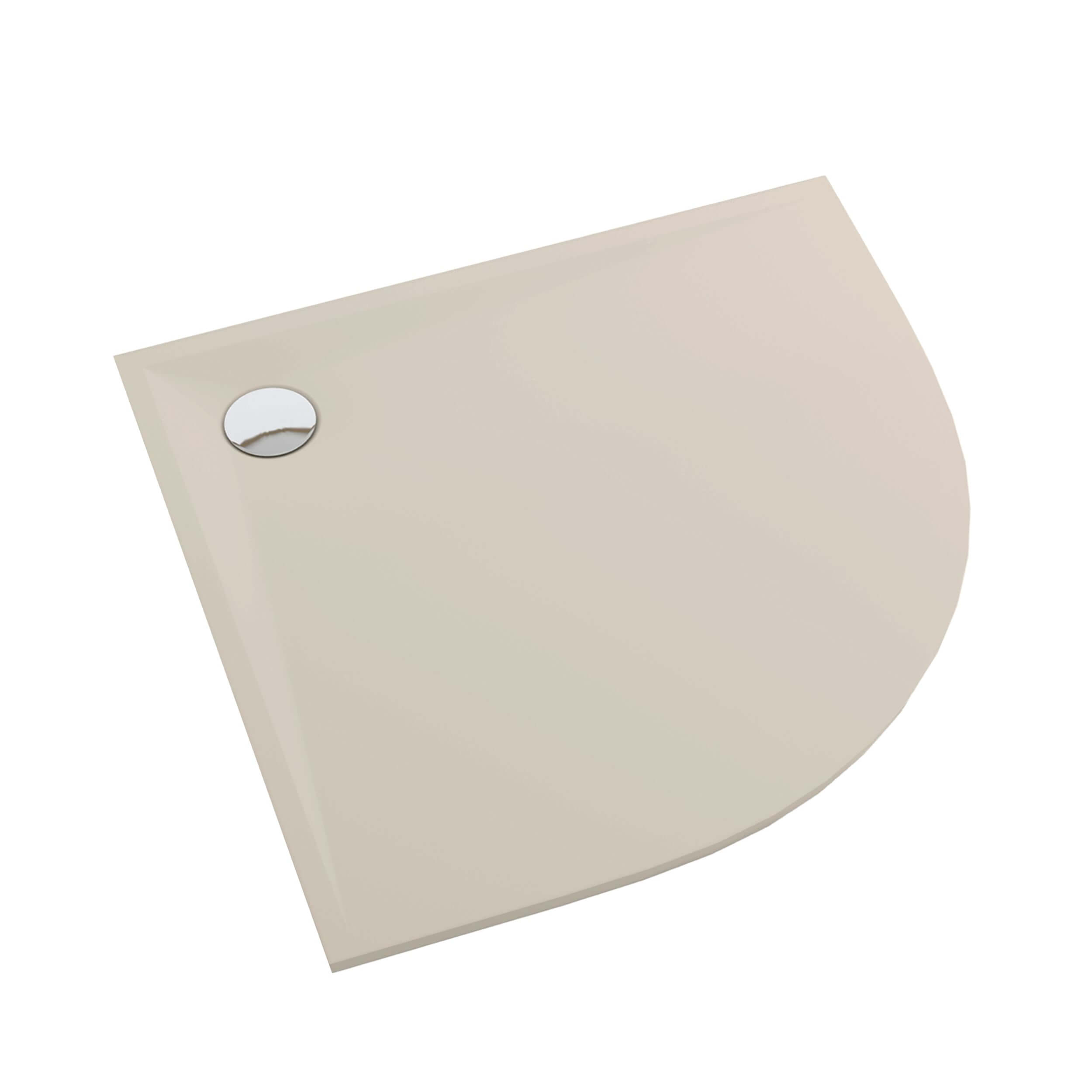 Schedpol Etrusco Cashmere Mat félkör alakú zuhanytálca 80x80 cm bézs 3.463/PK/MG