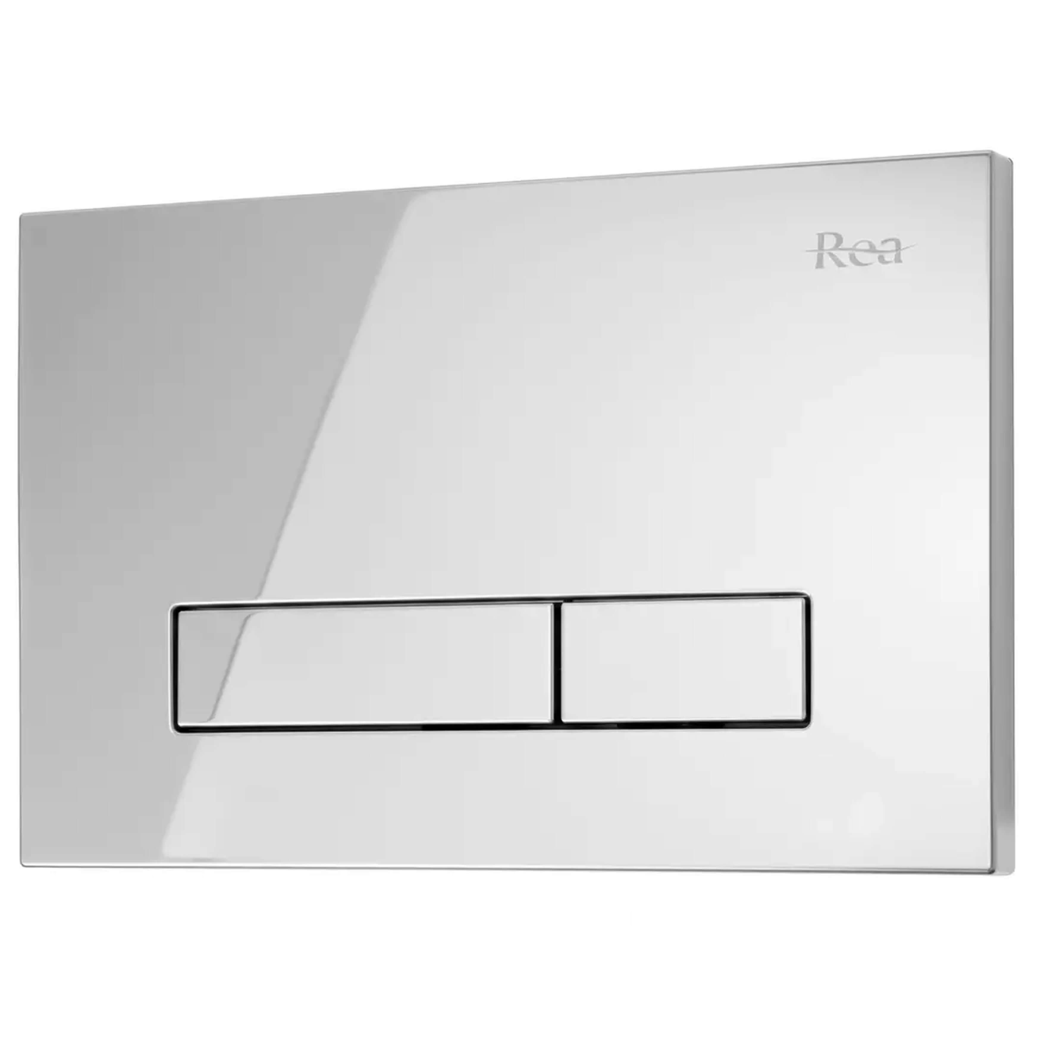 Rea HD öblítő gomb WC-hez fényezett króm REA-E9561