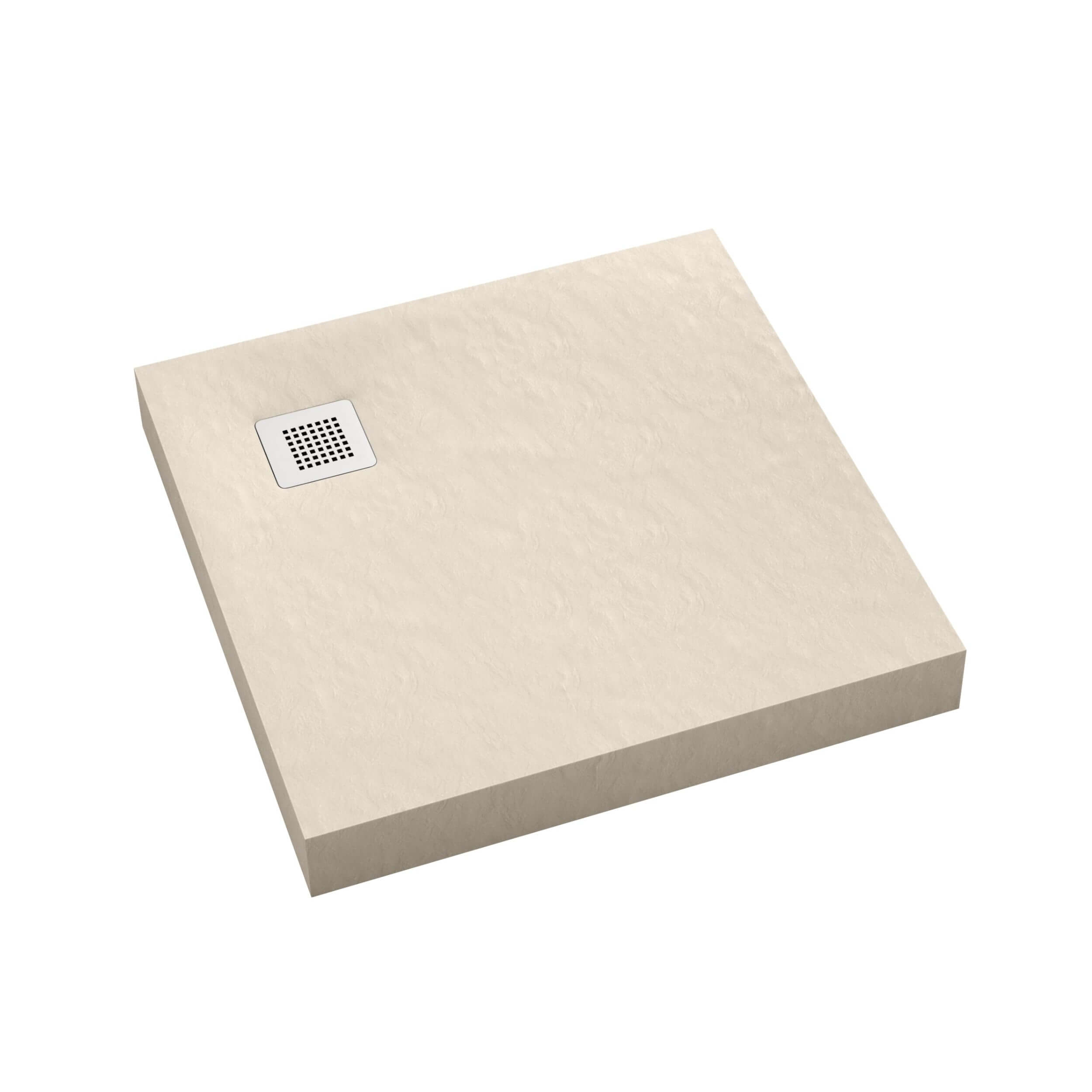 Schedpol New Horizons Cashmere Stone négyzet alakú zuhanytálca 80x80 cm bézs 3.3300/PK/ST-M2