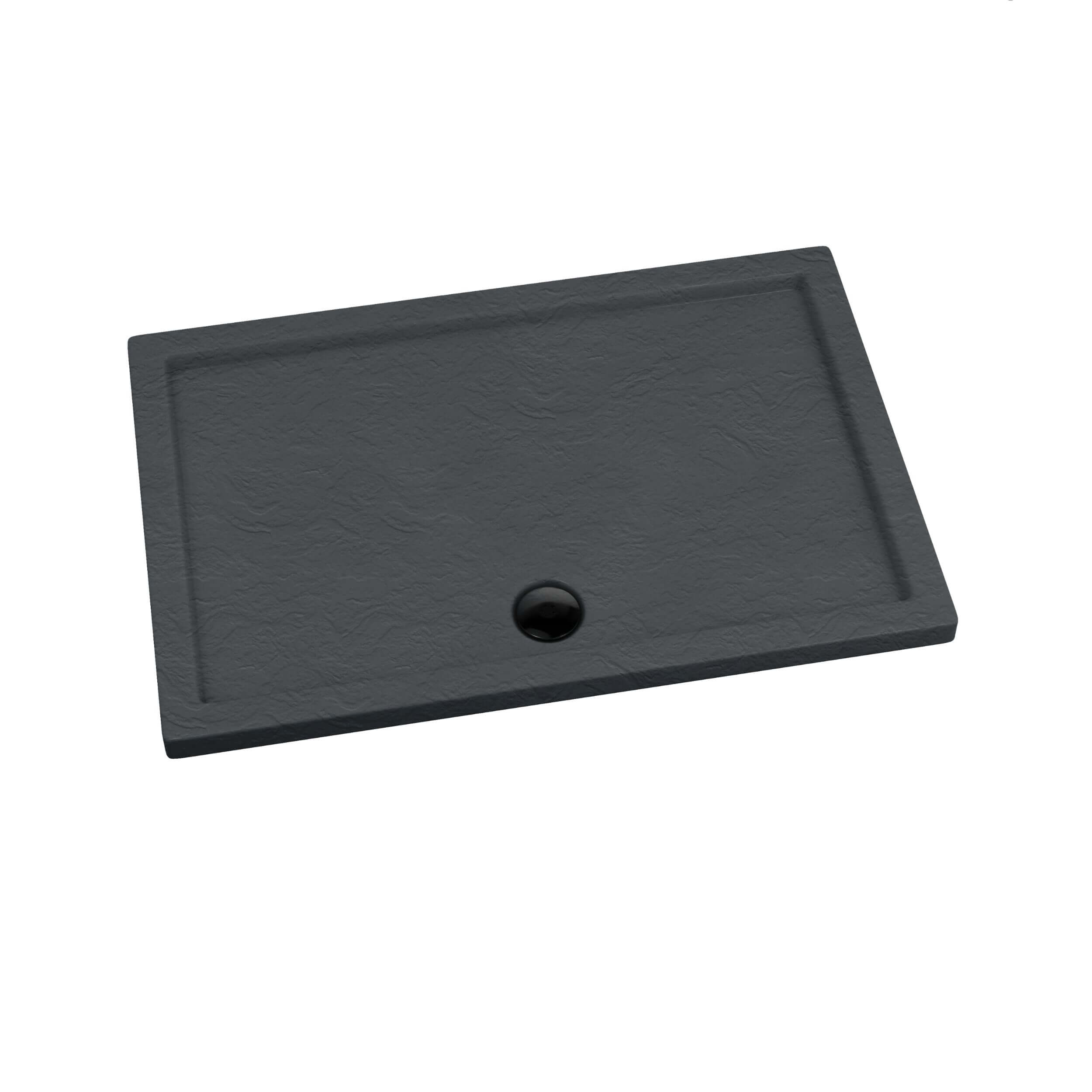 Schedpol Caspar Grey Stone téglalap alakú zuhanytálca 120x80 cm szürke 3.269/S/ST