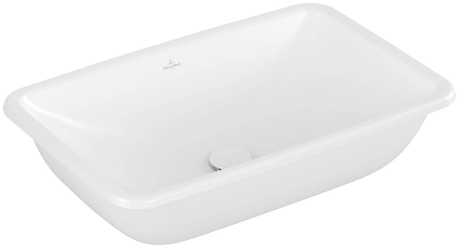 Villeroy & Boch Loop & Friends mosdótál 61.5x38 cm négyszögletes alulról beépíthető fehér matt 4A5801RW