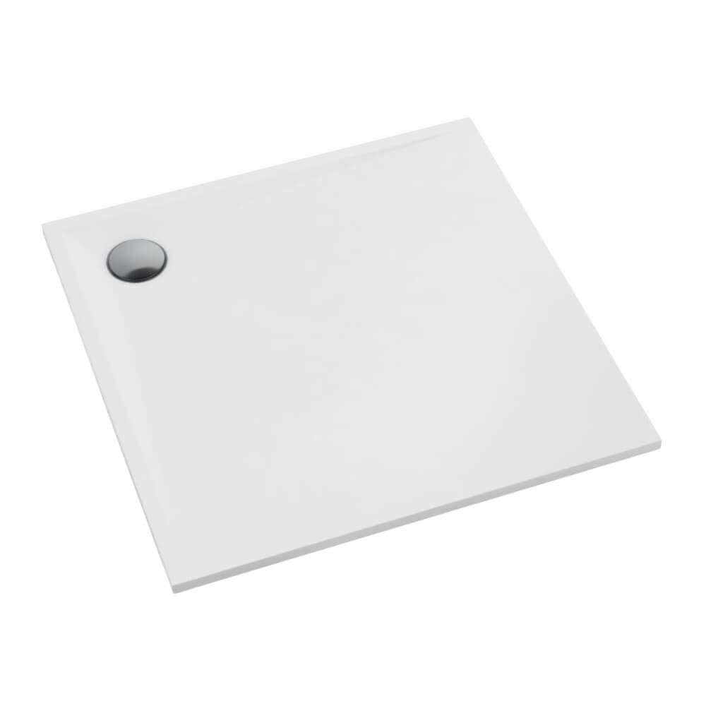 Schedline Libra White Mat négyzet alakú zuhanytálca 80x80 cm fehér 3SP.L1K-8080/B/MG