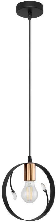 Globo Lighting Vigo függőlámpa 1x60 W fekete 15346-1