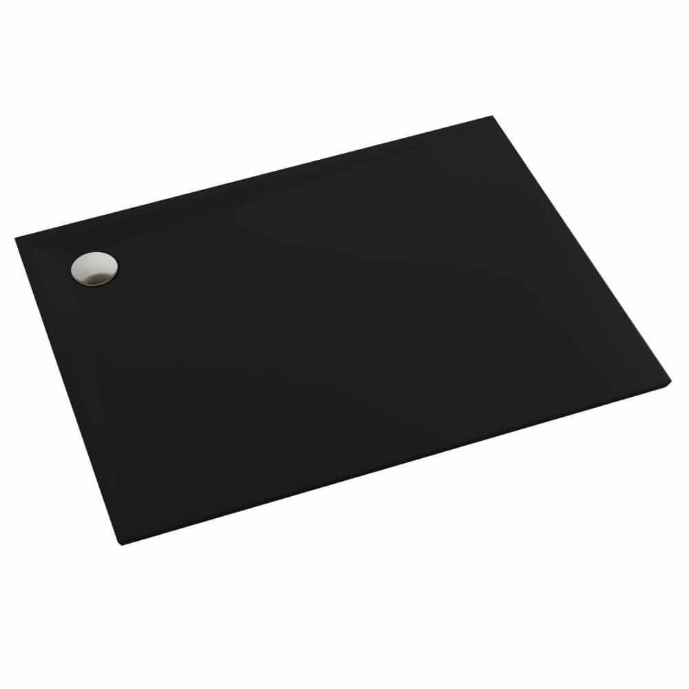 Schedline Libra Black Mat téglalap alakú zuhanytálca 90x70 cm fekete 3SP.L1P-7090/C/MG