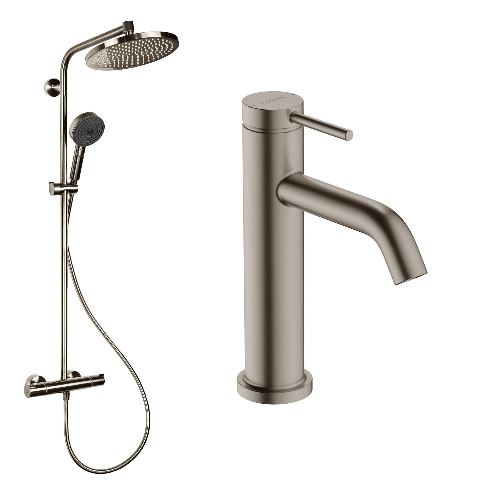 Hansgrohe Crometta fűrdőszoba készlet fal termosztáttal trópusi zuhany opcióval || 88002390