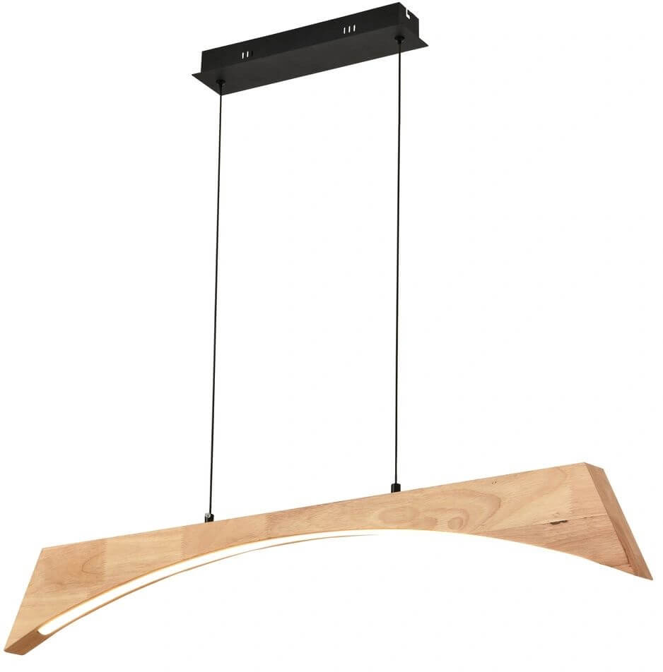 Altavola Design Hotaka függőlámpa 1x32 W fekete-fa LA089/PR2_120_3k_wood