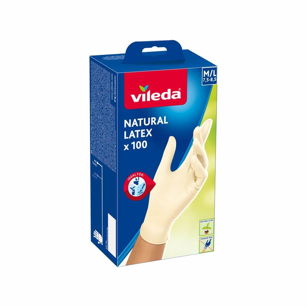 Vileda Natural latex latex kesztyűk 179654