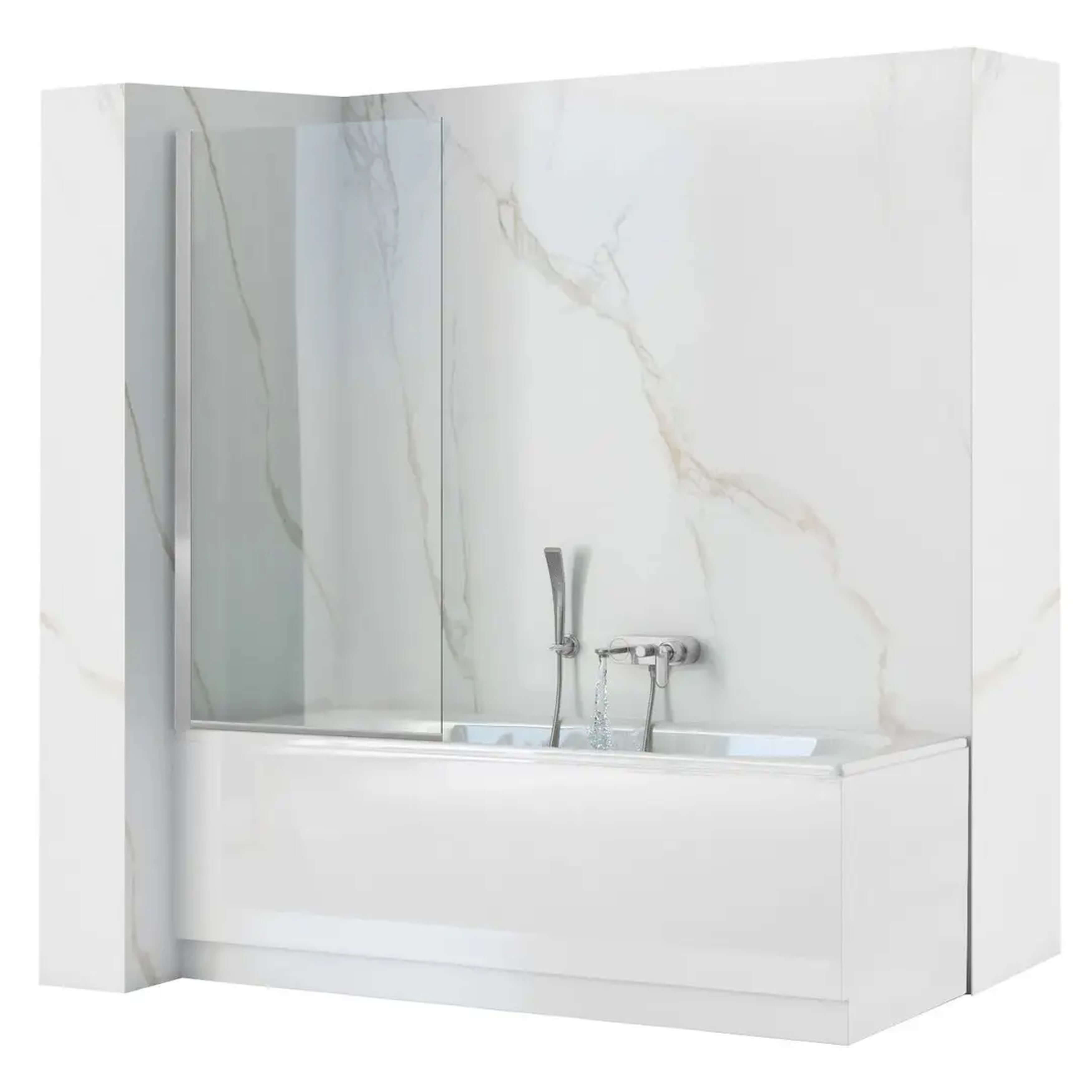 Rea Lagos zuhanyparaván 70 cm egyrészes króm /átlátszó üveg REA-W7639