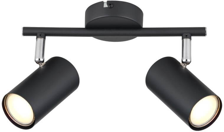 Globo Lighting Allvi mennyezeti lámpa 2x25 W fekete 57914-2