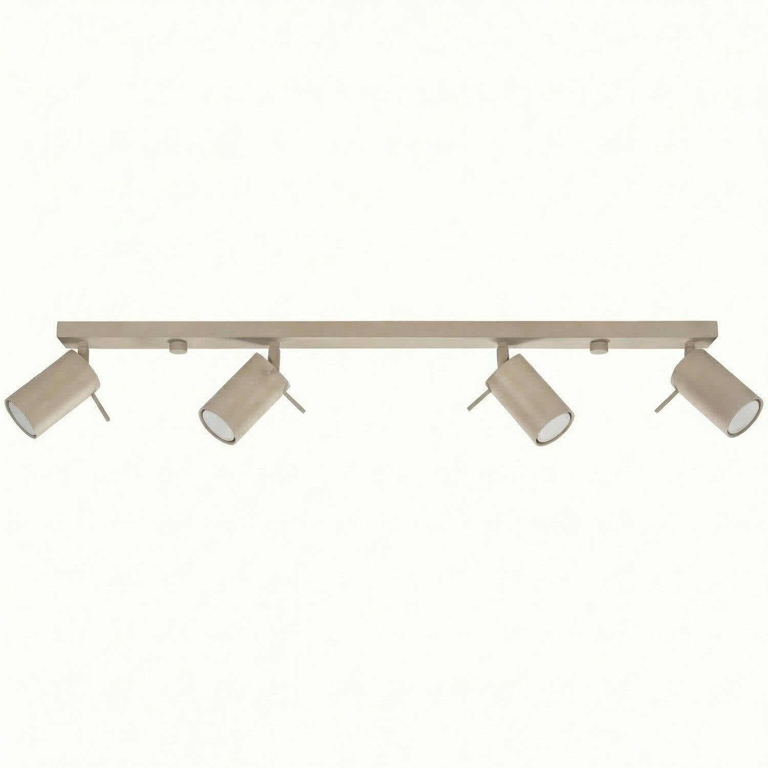 Sollux Lighting Ring mennyezeti lámpa 4x10 W szürke SL.2157