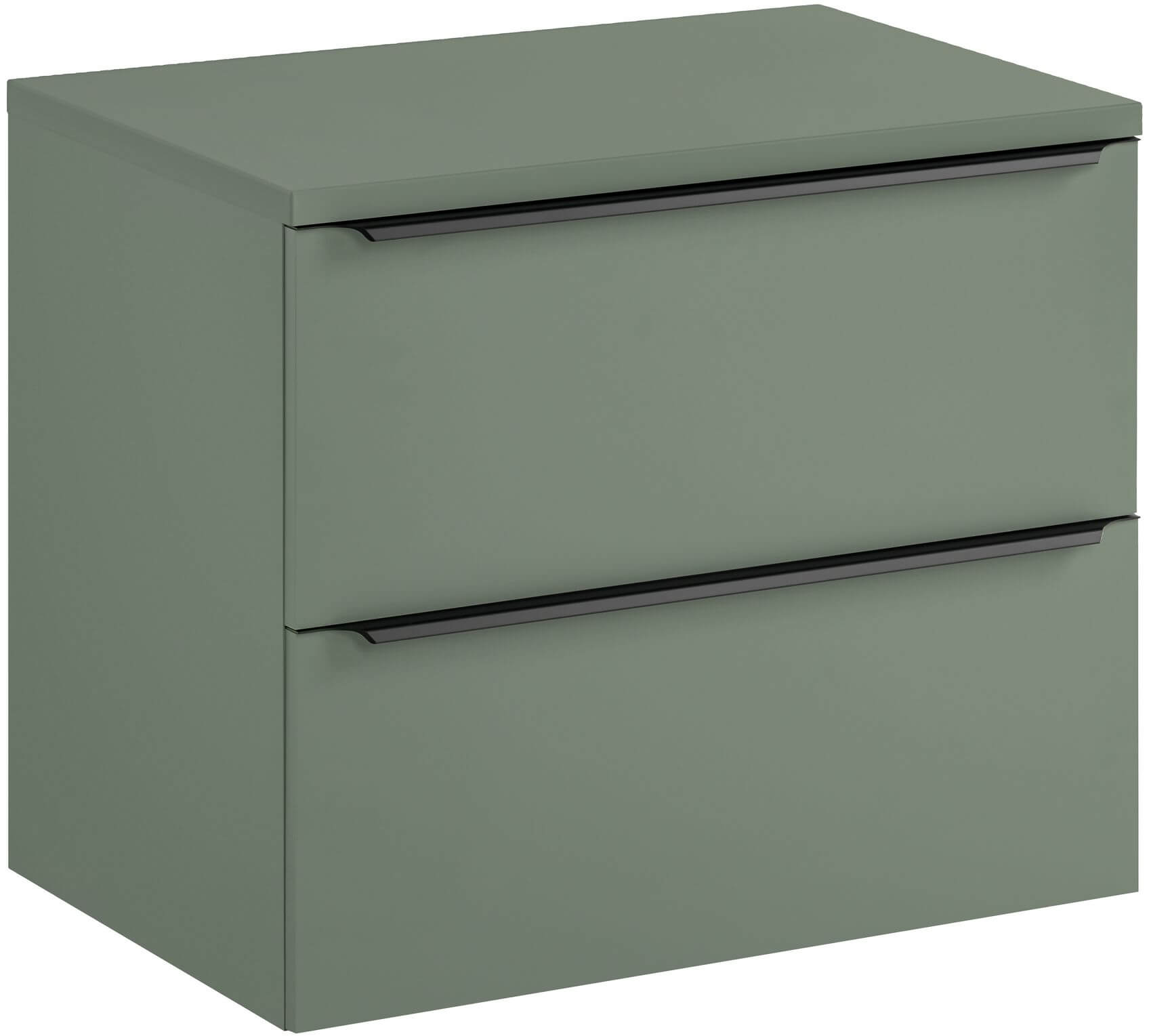 Készlet szekrény Comad Sombra Green SOMBRA GREEN 82-70-46-2S, szekrény feletti pult Comad Sombra Green GREEN 89-70-46 M