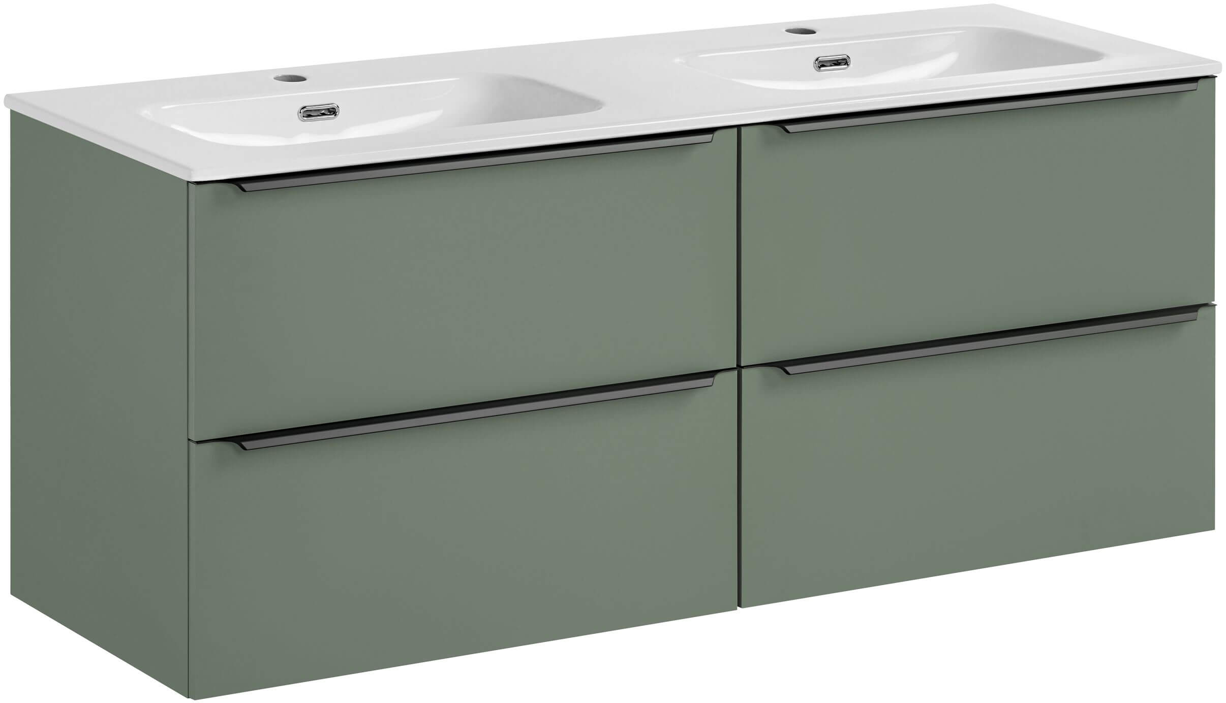 Készlet mosdótál Comad Fly FLY 140D DP ( E-8073-140D ), szekrény Comad Sombra Green SOMBRA GREEN 82-70-46-2S