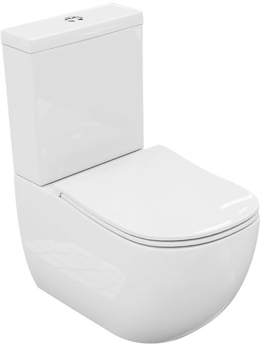 LaVita Ergoseat 3.0 kompakt wc lecsapódásgátló deszkával mély öblítéssel fehér 5900378343509