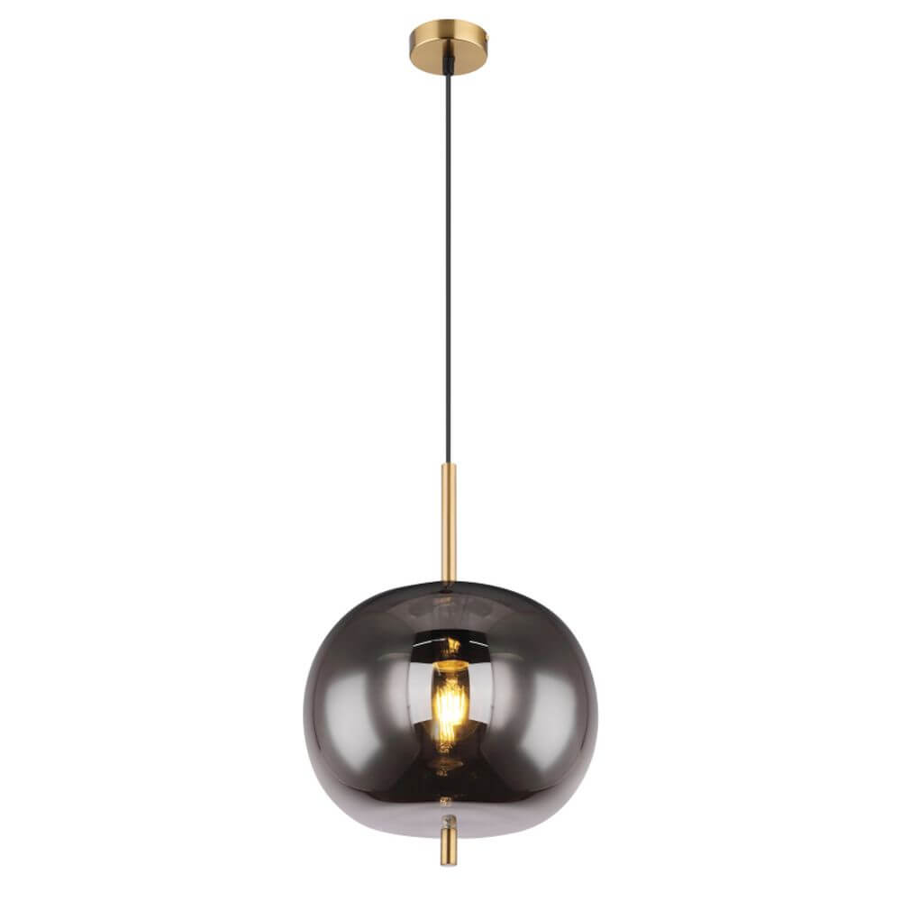 Globo Lighting Blacky I függőlámpa 1x60 W sárgaréz-füst színű 15345H1MM