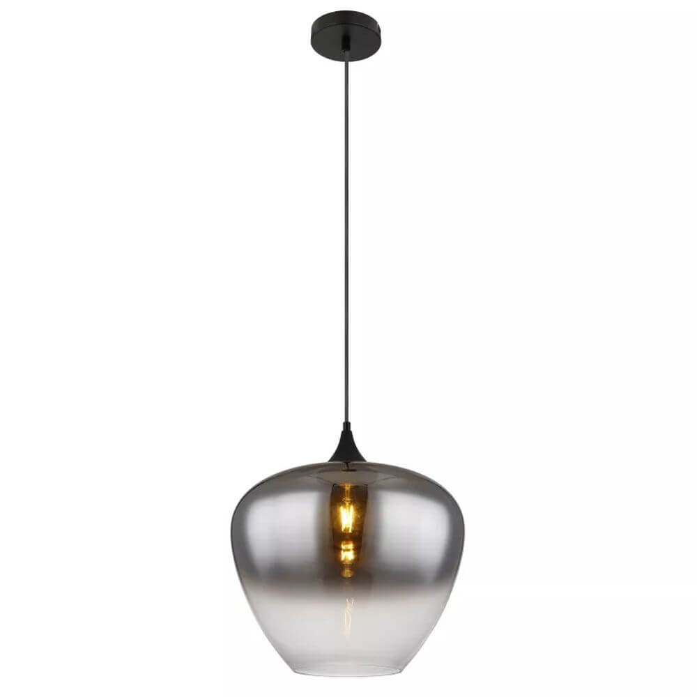 Globo Lighting Maxy függőlámpa 1x60 W fekete-füst színű 15548H2