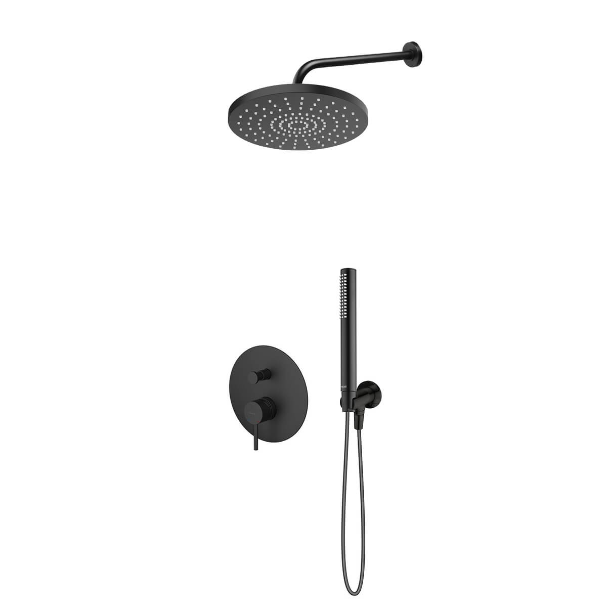 Készlet kád és zuhany csaptelep Oltens Molle 34100300, fejzuhany Oltens Pluva 37010300, 39400300, 39304300, 37102300, 37200300