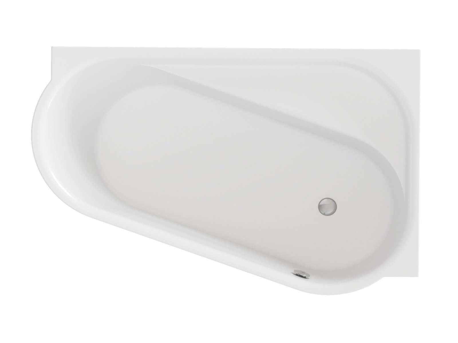 Ravak ARC sarokkád 160x105 cm jobboldali fehér CF61000000
