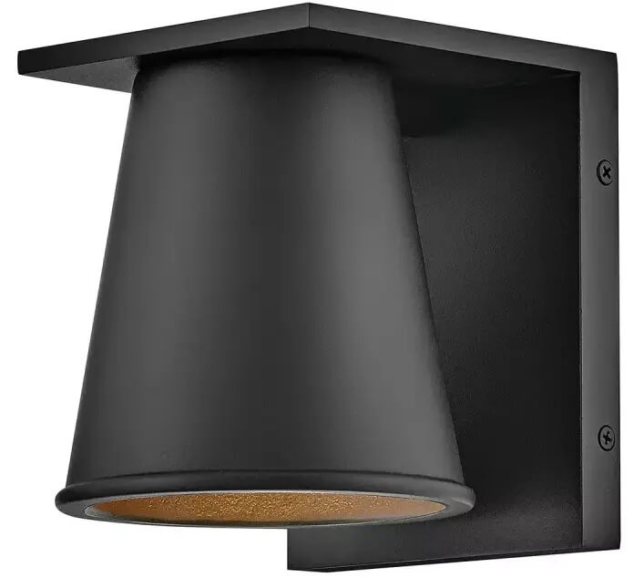 Elstead Lighting Hans kültéri fali lámpa 1x8 W fekete HK-HANS-S-BLK