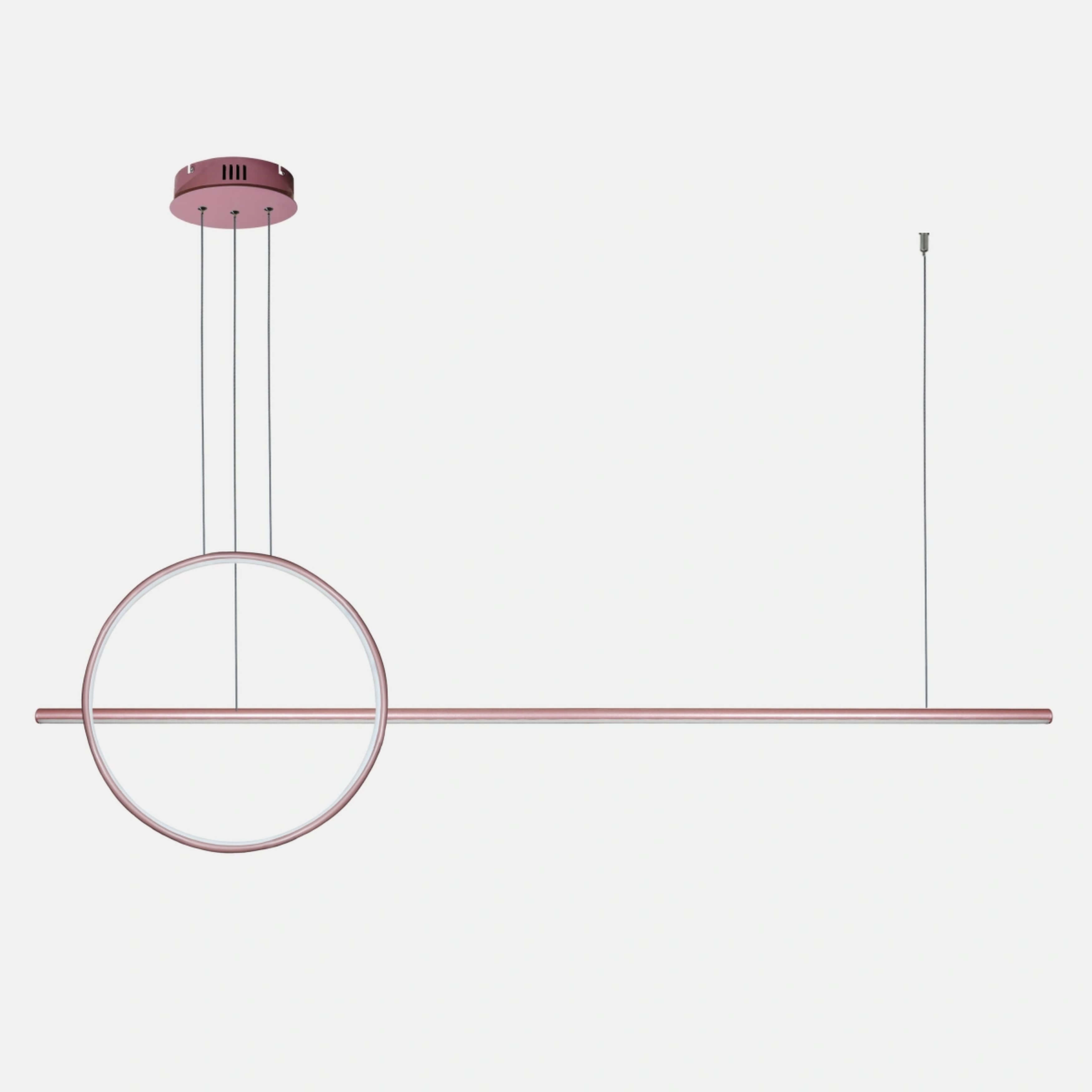 Altavola Design Ledowe Okręgi függőlámpa 2x W rózsaszín-arany LA087/PX143_40_4k_rose_gold_Dali