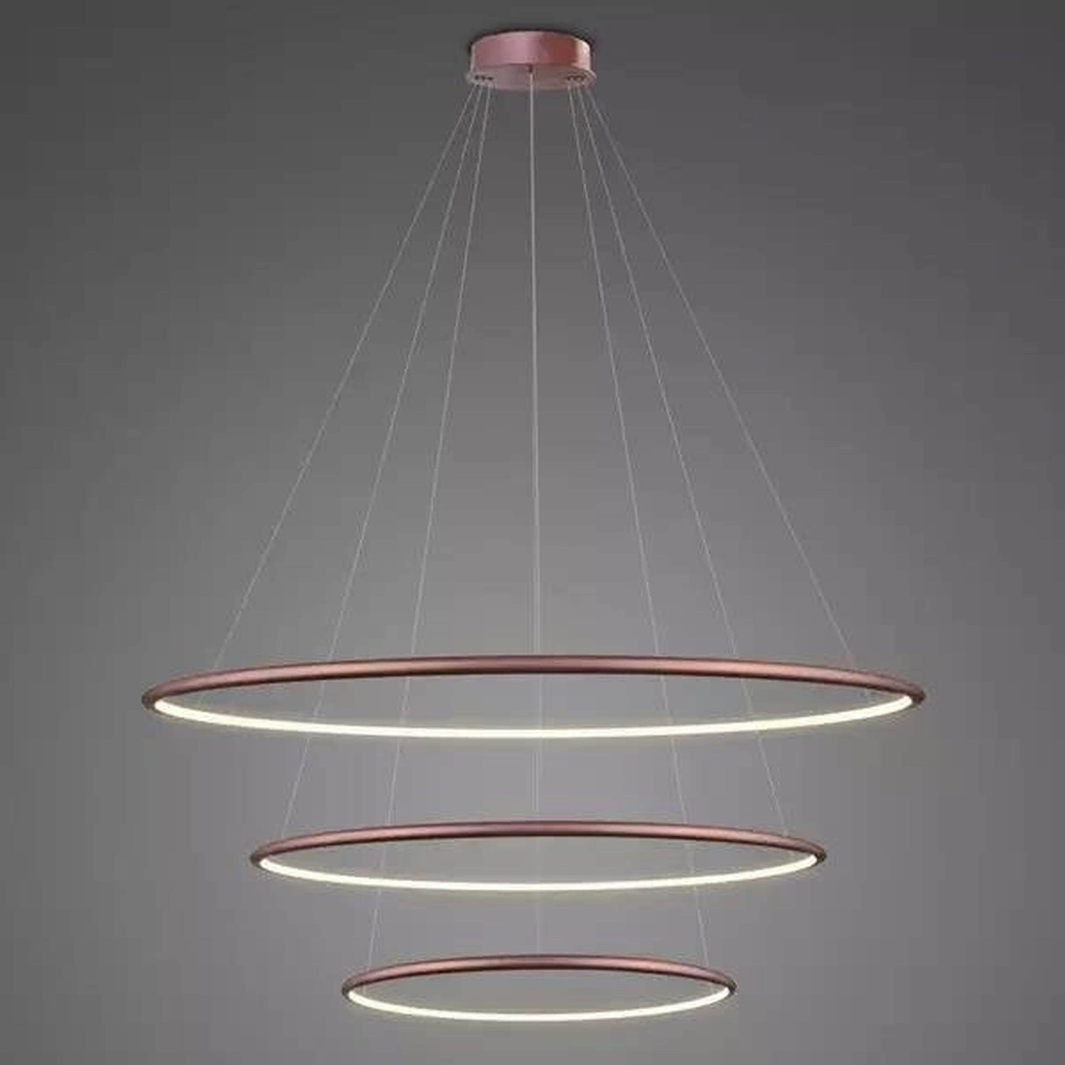 Altavola Design Ledowe Okręgi függőlámpa 1x68 W rózsaszín-arany LA075/P_80_in_4k_rose_gold