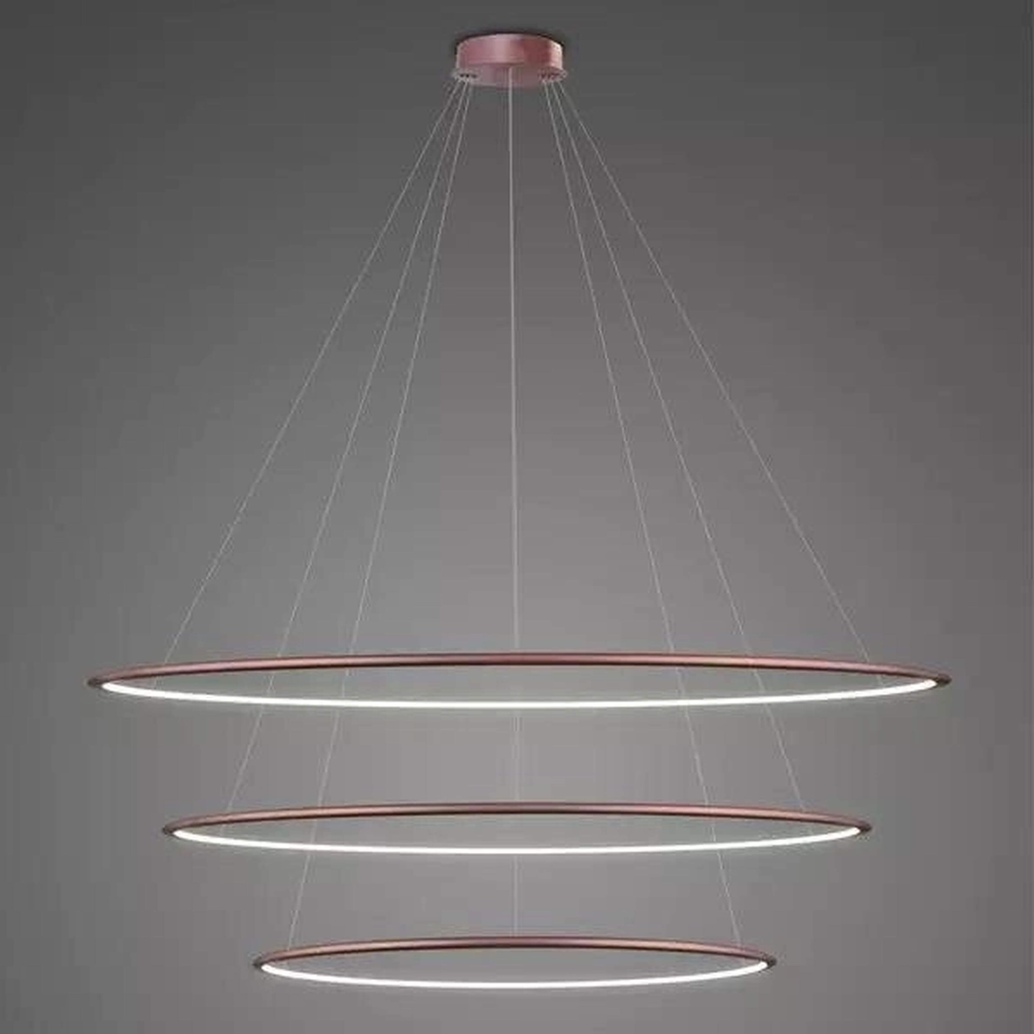 Altavola Design Led Shape függőlámpa 3x113 W rózsaszín-arany LA075/P_120_in_3k_rose_gold