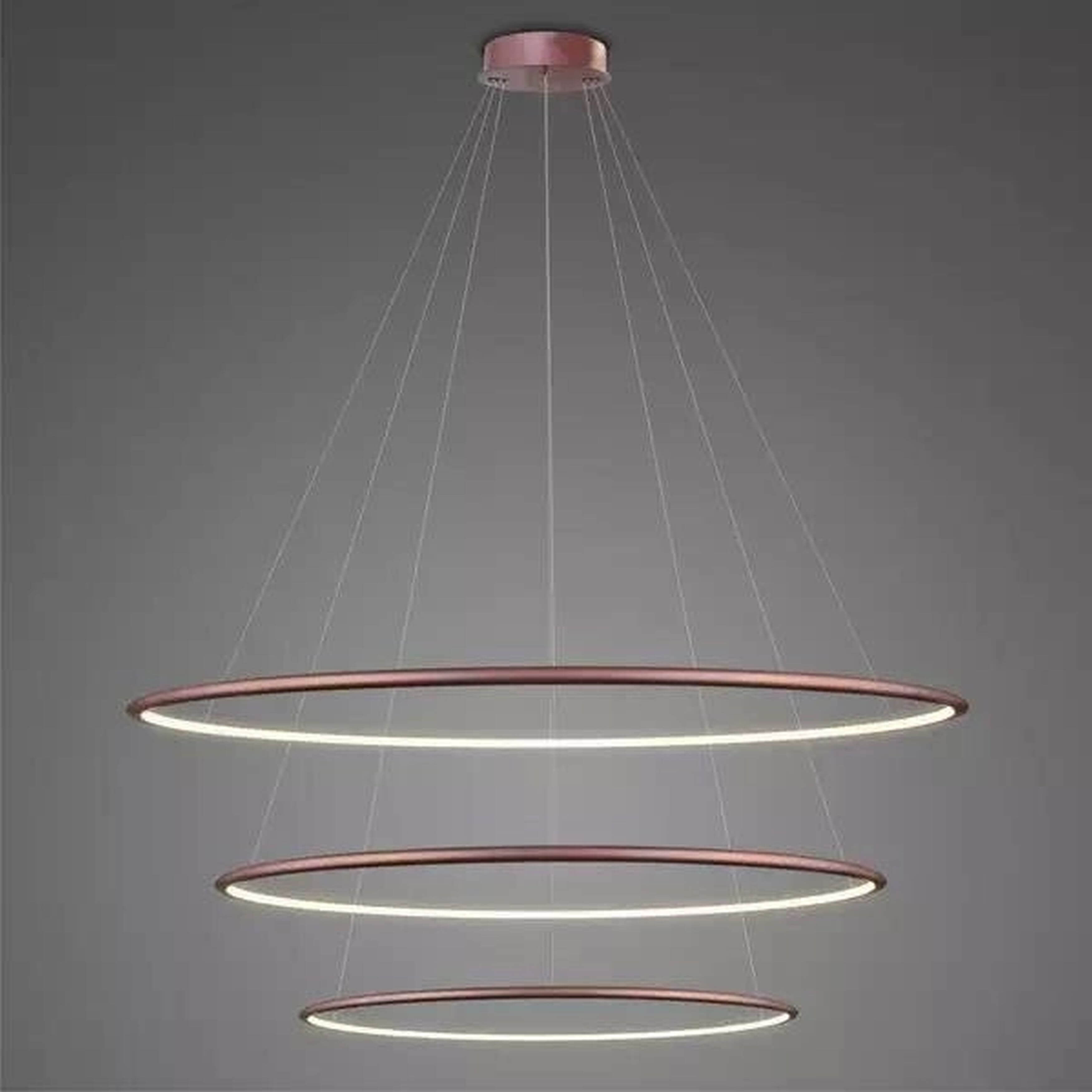 Altavola Design Led Shape függőlámpa 3x91 W rózsaszín-arany LA075/P_100_in_4k_rose_gold