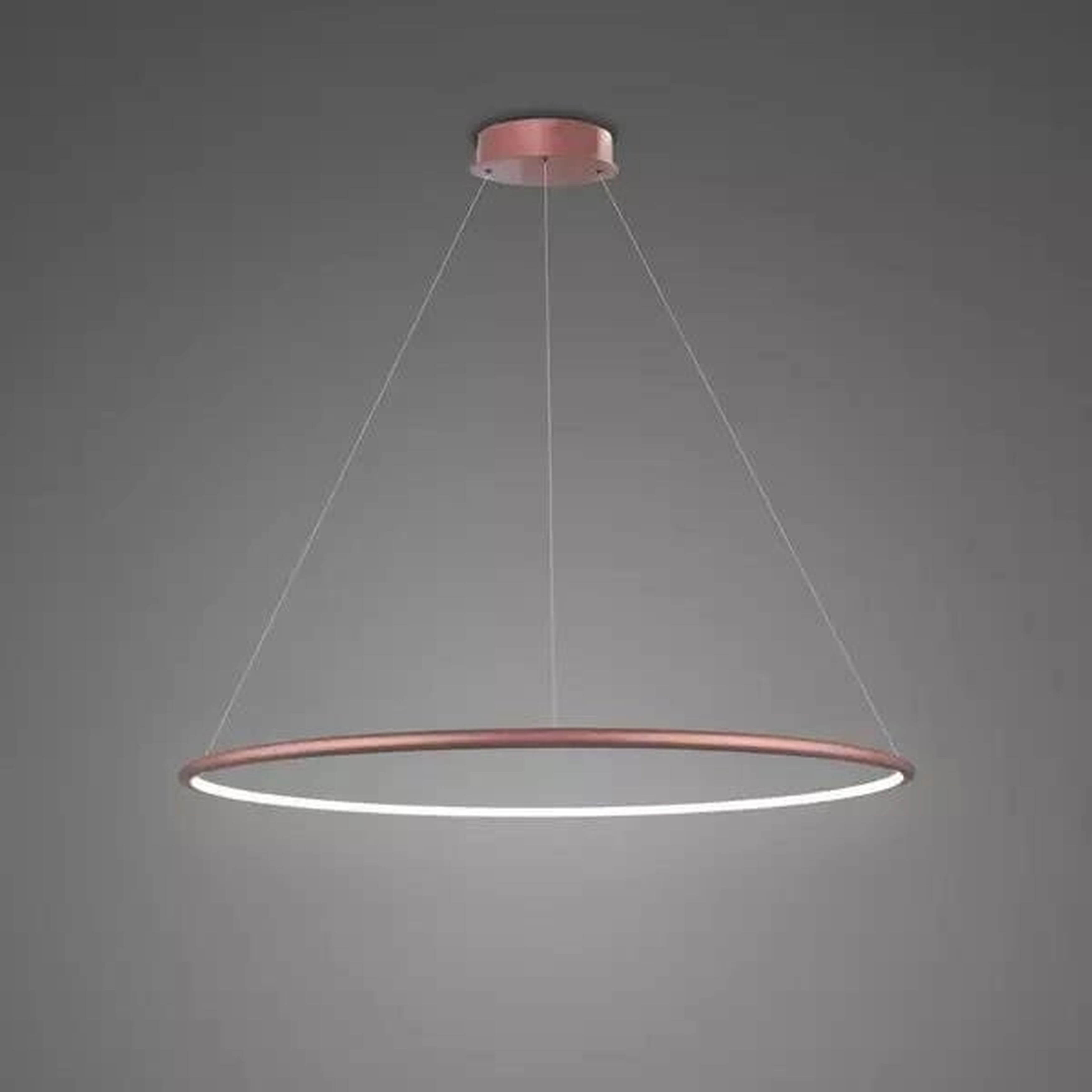 Altavola Design Ledowe Okręgi függőlámpa 1x23 W rózsaszín-arany LA073/P_60_in_4k_rose_gold_dimm
