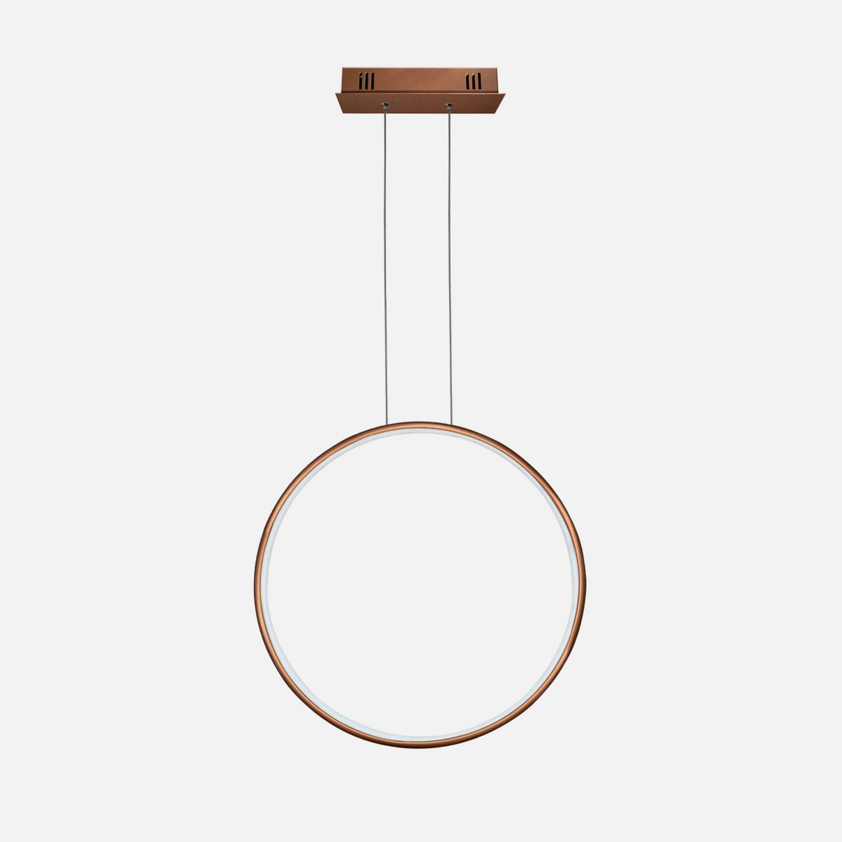 Altavola Design Ledowe Okręgi függőlámpa 1x23 W réz LA073/X_60_in_3k_copper_dimm