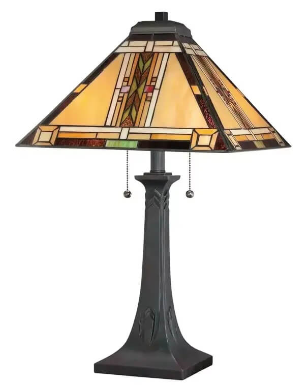 Elstead Lighting Navajo asztali lámpa 2x60 W sokszínű QZ-NAVAJO-TL-VB