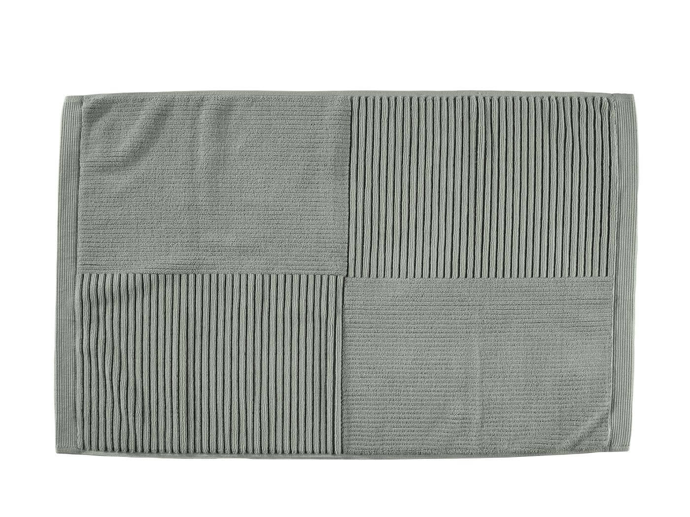 Zone Denmark Classic fürdőszoba szőnyeg 80x50 cm négyszögletes zöld 34973