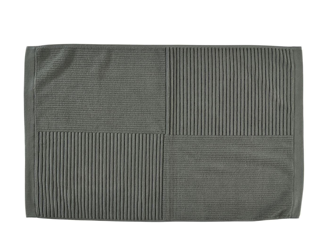 Zone Denmark Classic fürdőszoba szőnyeg 80x50 cm négyszögletes zöld 34975