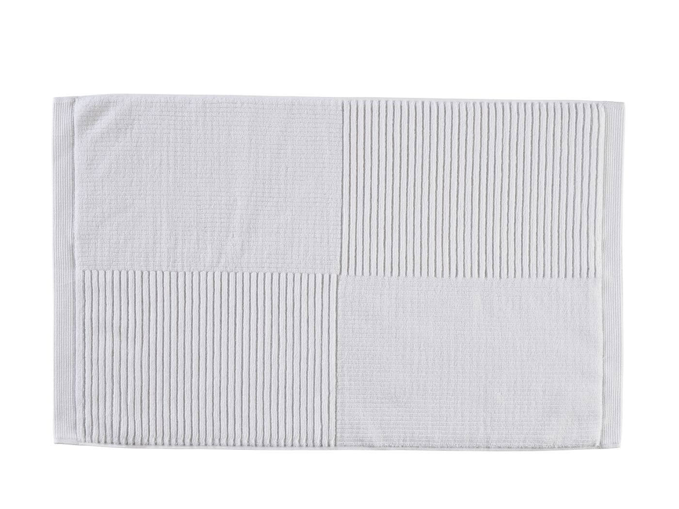Zone Denmark Classic fürdőszoba szőnyeg 80x50 cm négyszögletes fehér 34968