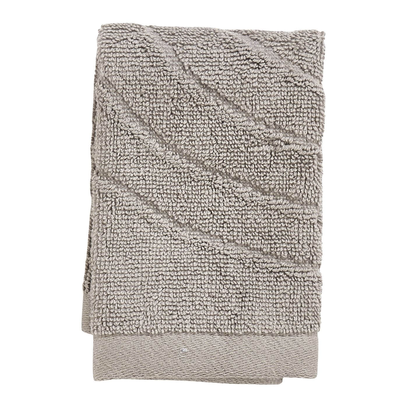 Zone Denmark Time törölköző 30x30 cm pamut szürke 33621