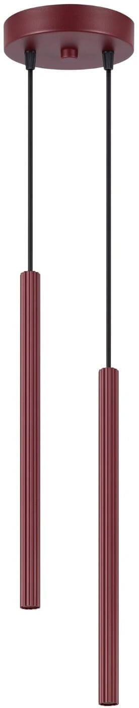 Sollux Lighting Arche függőlámpa 2x8 W burgundi SL.2043