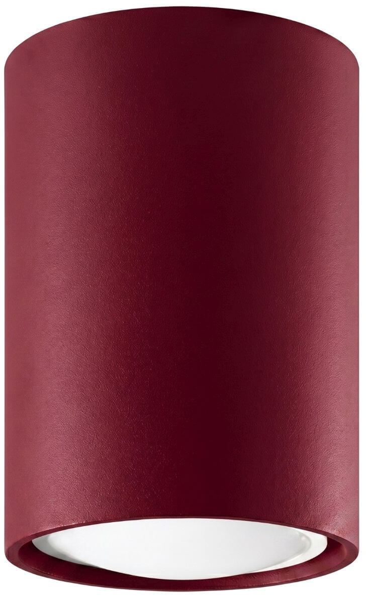 Sollux Lighting Lagos mennyezeti lámpa 1x10 W burgundi SL.2069