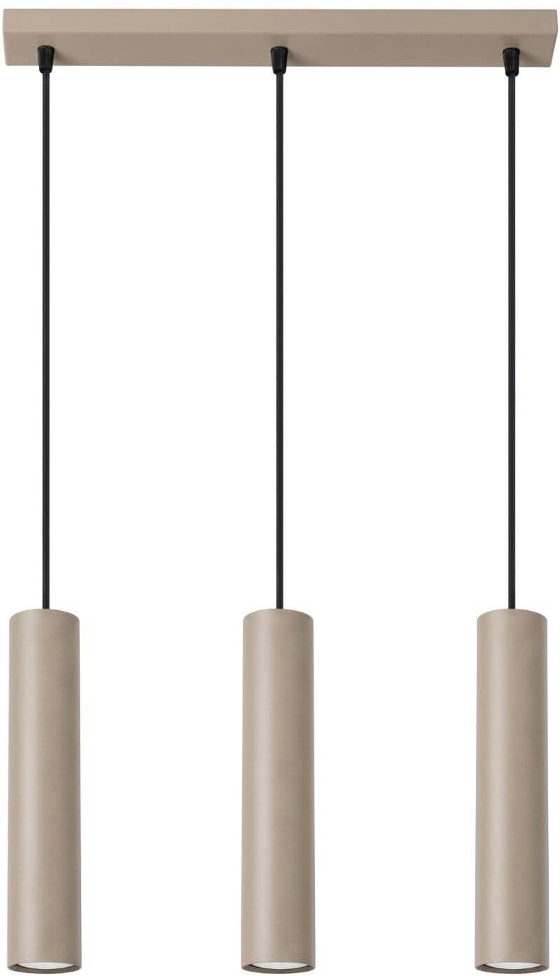 Sollux Lighting függőlámpa 3x10 W bézs SL.2079