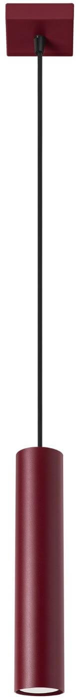 Sollux Lighting Lagos függőlámpa 1x10 W burgundi SL.2081