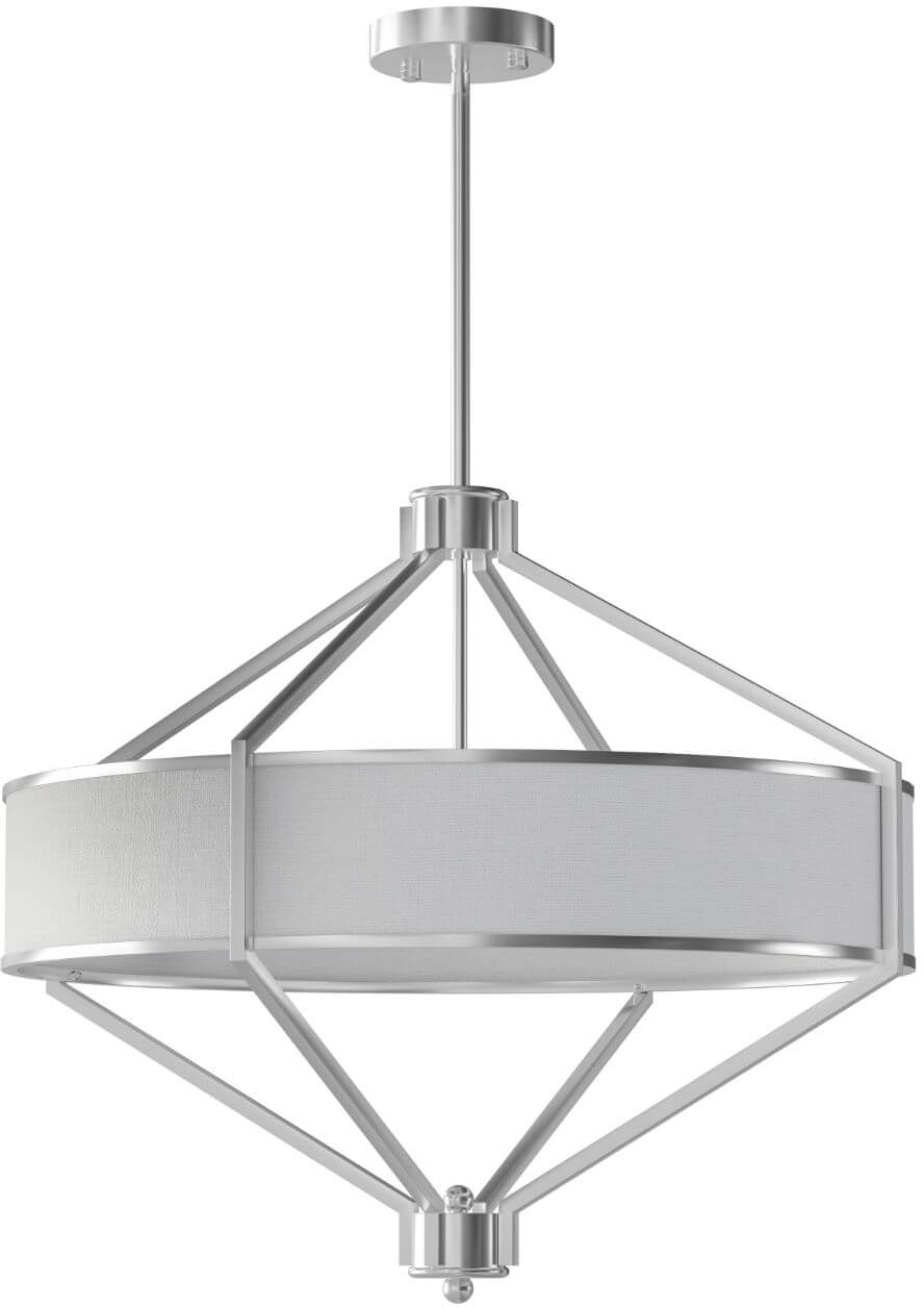 Open Design Zundo Satin Nikiel 60 függőlámpa 4x15 W fehér-nikkel OR85822