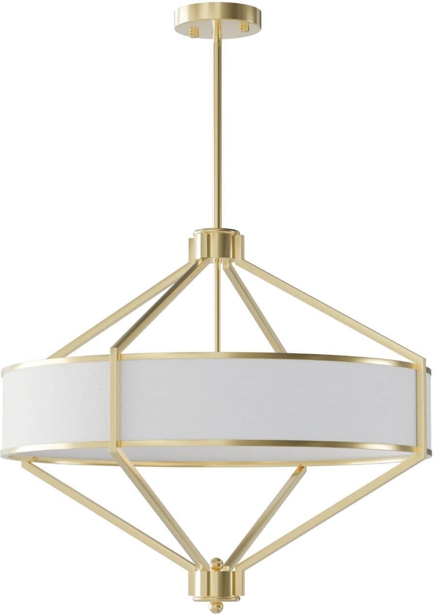 Open Design Zundo Old Gold 60 függőlámpa 4x15 W fehér-arany OR85839