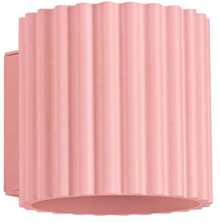 Sollux Lighting Aura oldalfali lámpa 1x8 W rózsaszín SL.2405