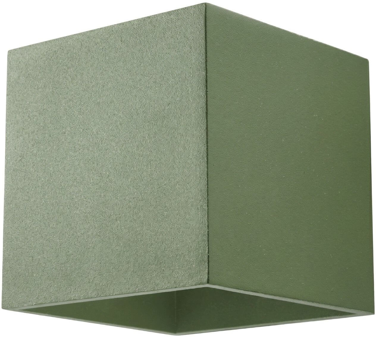 Sollux Lighting Quad oldalfali lámpa 1x8 W zöld SL.2116