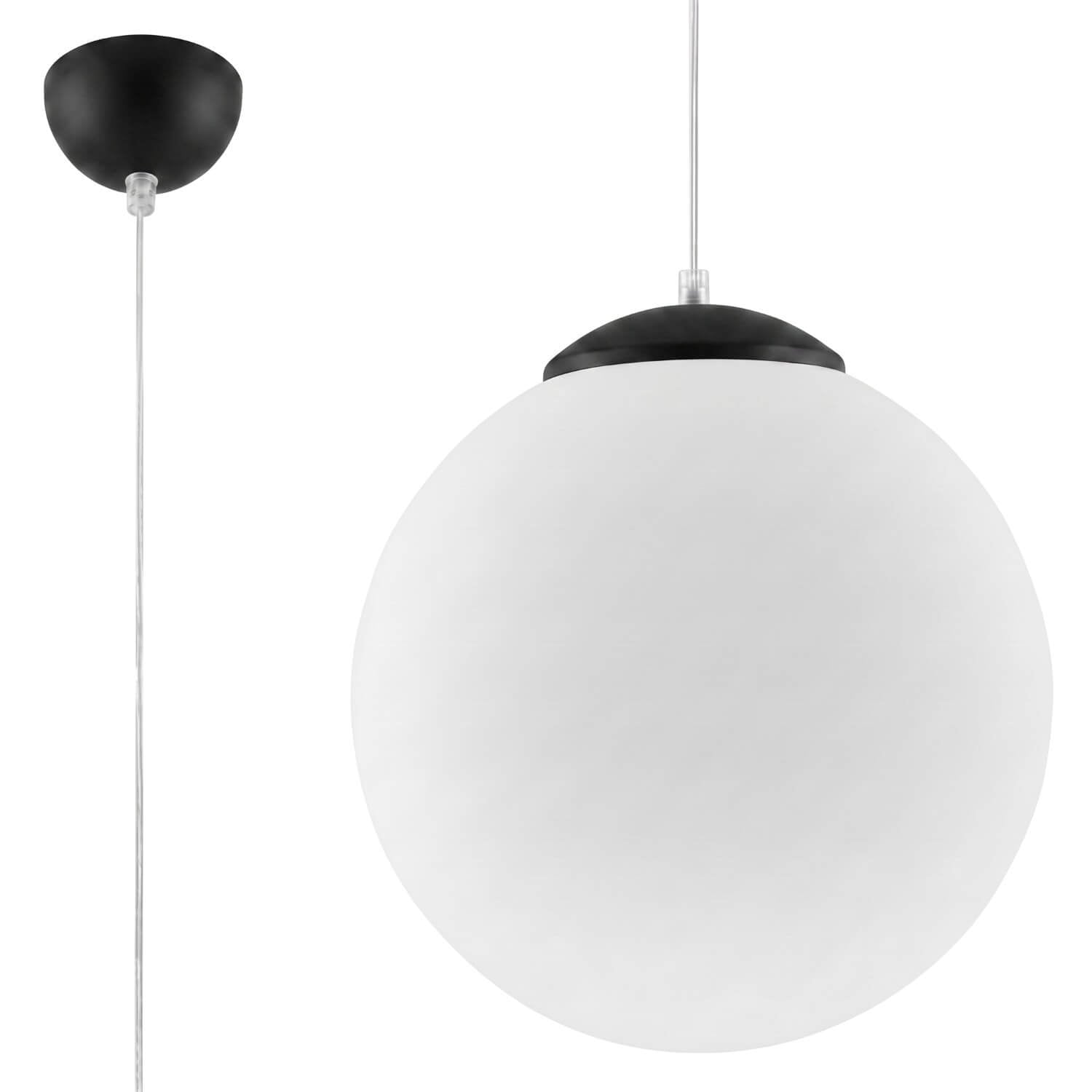 Sollux Lighting Ugo függőlámpa 1x15 W fekete SL.2212