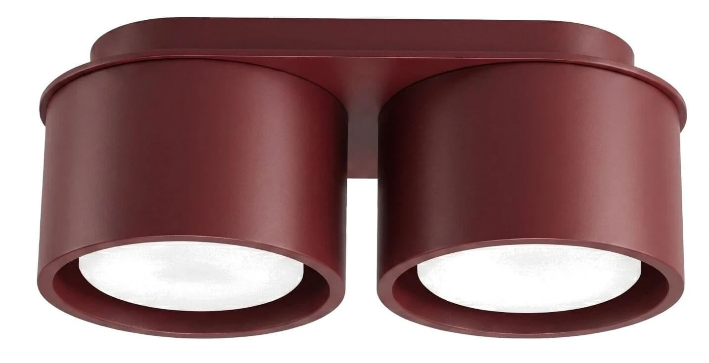 Sollux Lighting Modo mennyezeti lámpa 2x10 W burgundi SL.2455