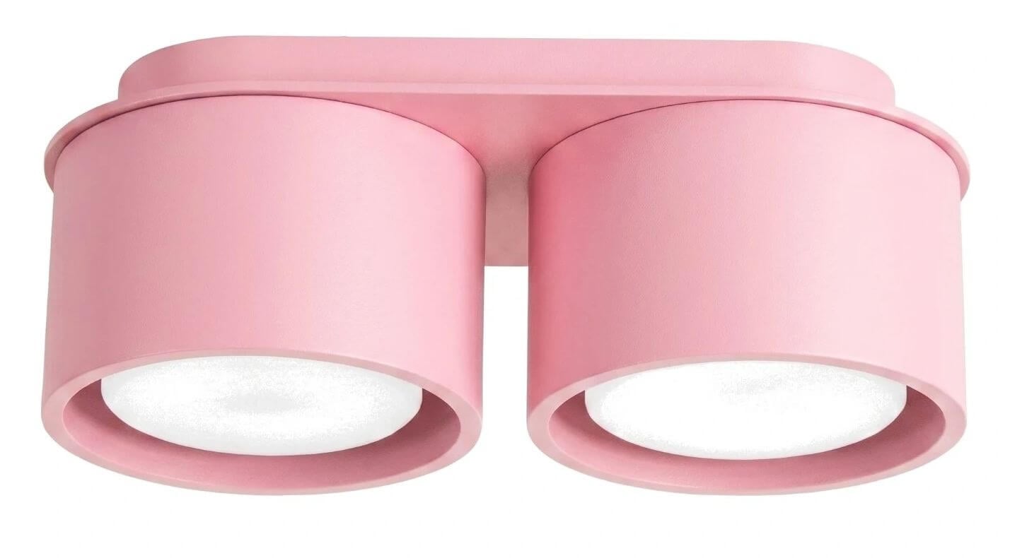 Sollux Lighting Modo mennyezeti lámpa 2x10 W rózsaszín SL.2467