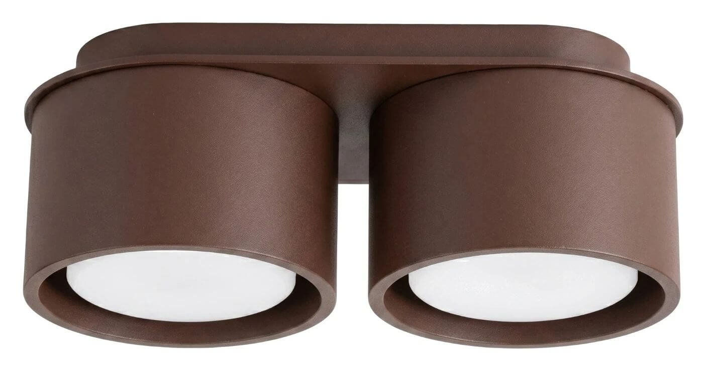 Sollux Lighting Modo mennyezeti lámpa 2x10 W barna SL.2483
