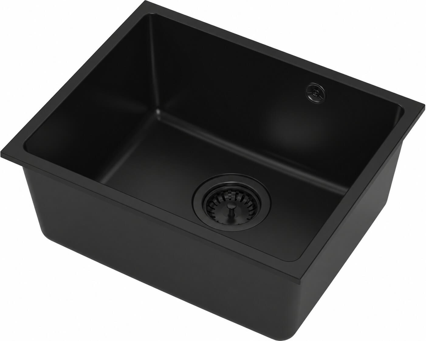 Ruvetti Migo 50 függesztett kamra 46x37.5 cm 1 kamrás fekete 3001MI_FB50_P