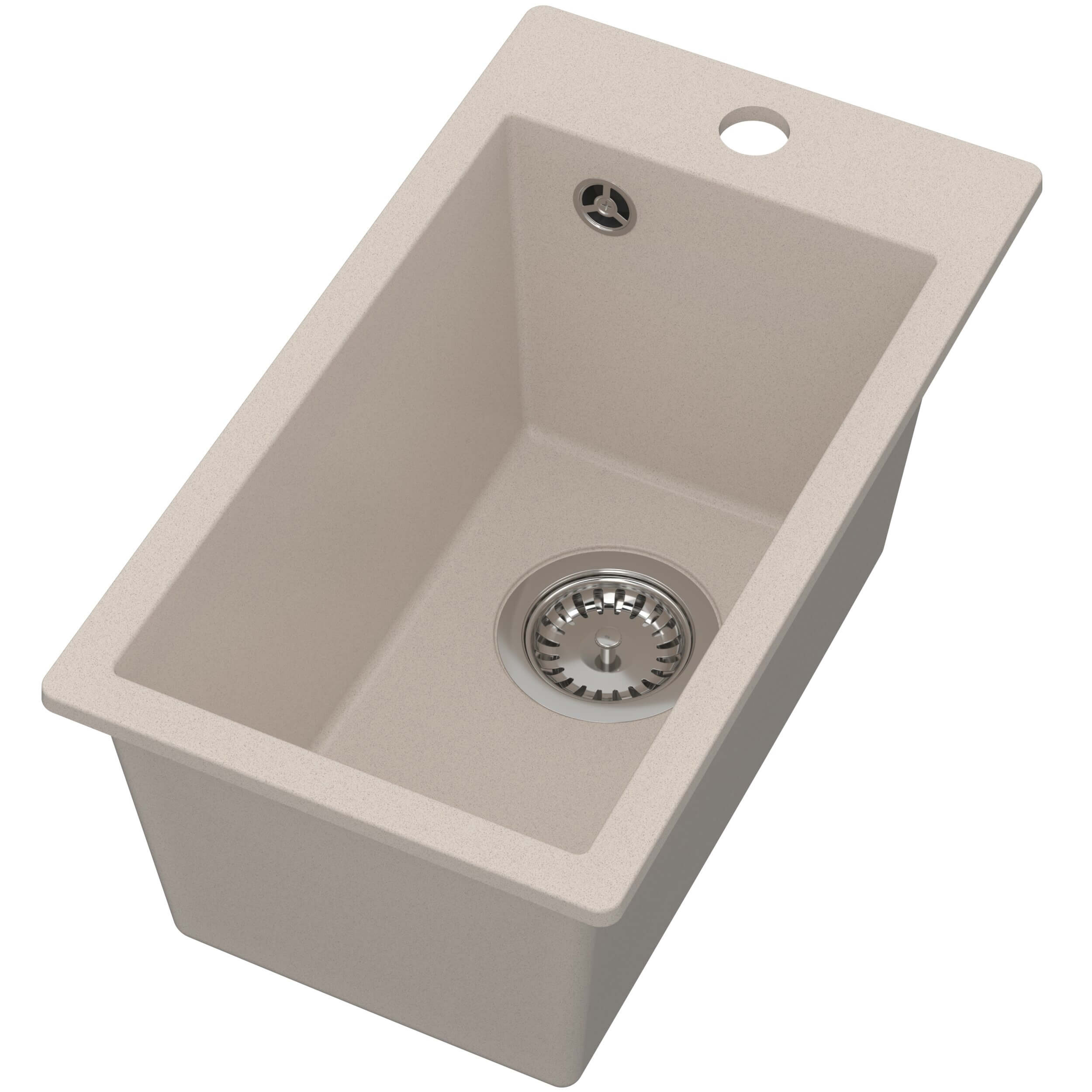 Ruvetti Pino gránit mosogató 50x28 cm bézs 3001PIBE35W