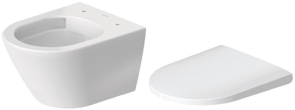 Készlet WC csésze Duravit D-Neo 2588090000, WC ülőke Duravit D-Neo 0021690000