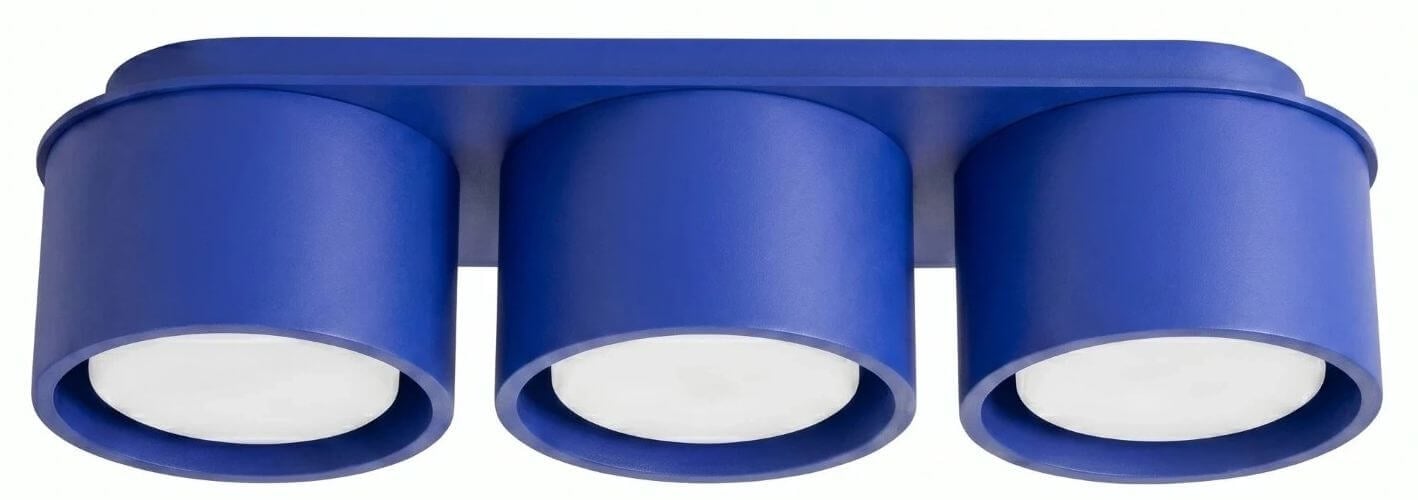 Sollux Lighting Modo mennyezeti lámpa 3x10 W kék SL.2460